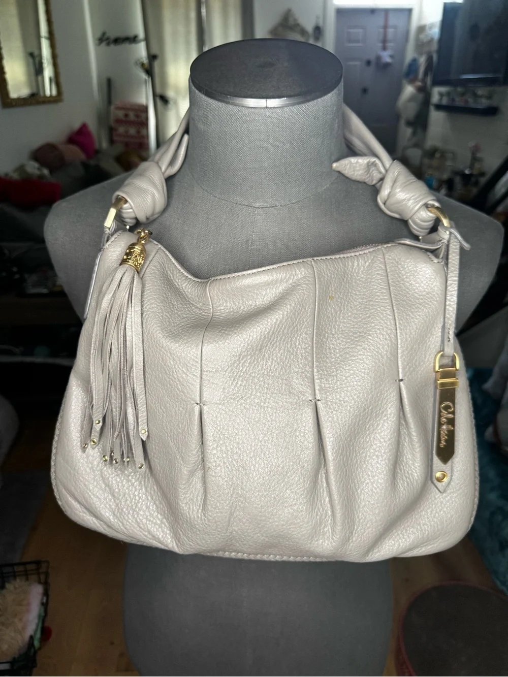 VINTAGE Y2K Cole Haan ‘Village’ Pleated Hobo Shoulder Bag